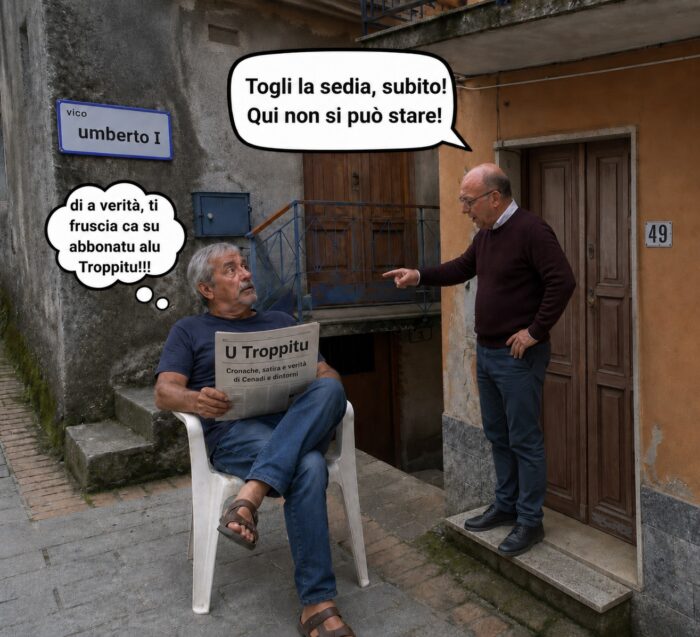 Cenadi: il cinghiale ferito e la sedia da spostare.